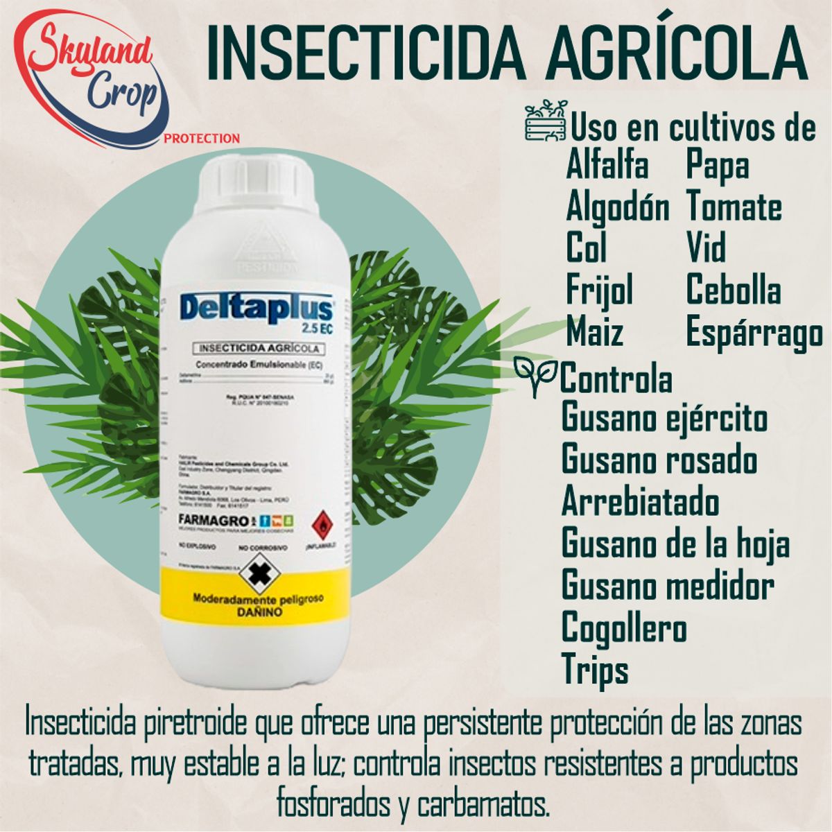 GENERICO - DELTAPLUS 1L INSECTICIDA  AGRÍCOLA