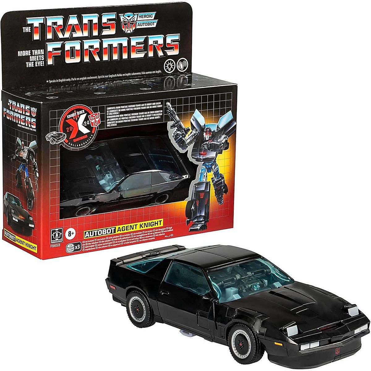 TRANSFORMERS - Knight Rider x Transformers Agent Knight Auto Fantastico