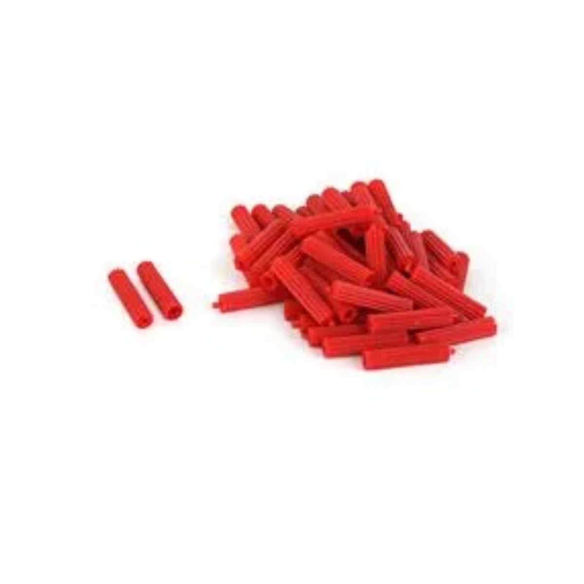 C AND A TOOLS - Tarugo de PVC 3/16" x 50 unidades - Rojo
