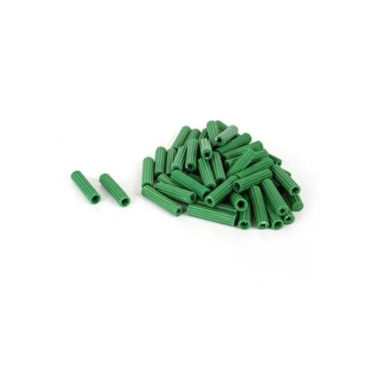 C AND A TOOLS - Tarugo de PVC 1/4" x 50 unidades - Verde