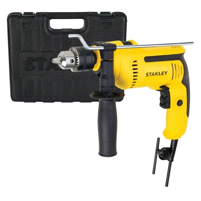 STANLEY - Taladro Percutor 1/2" 700W  SDH700K, MALETA USO RUDO STANLEY