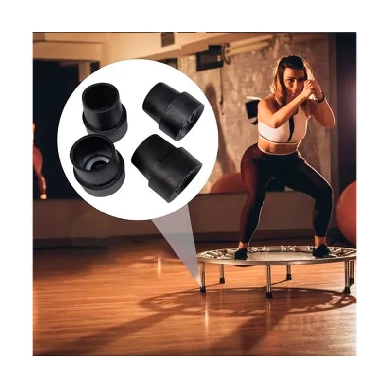 GENERICO - Trampolin de Facil Armado Tamaño M T Negro Y+Papel de Regalo