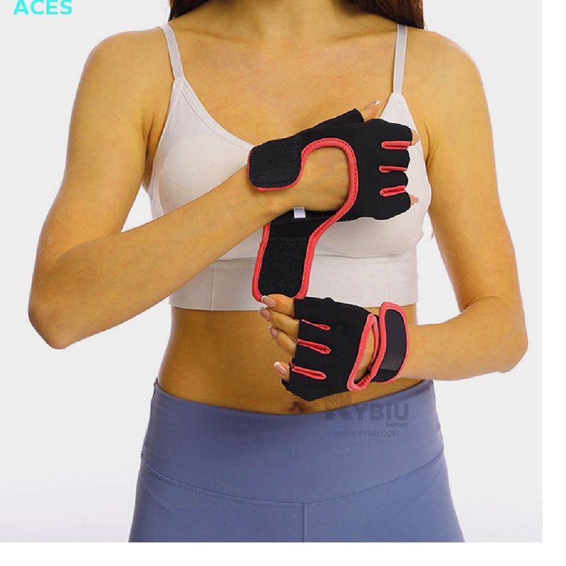 GENERICO - Guantes de Facil Uso Deportivos en Rojo Y+Regalo Agendita