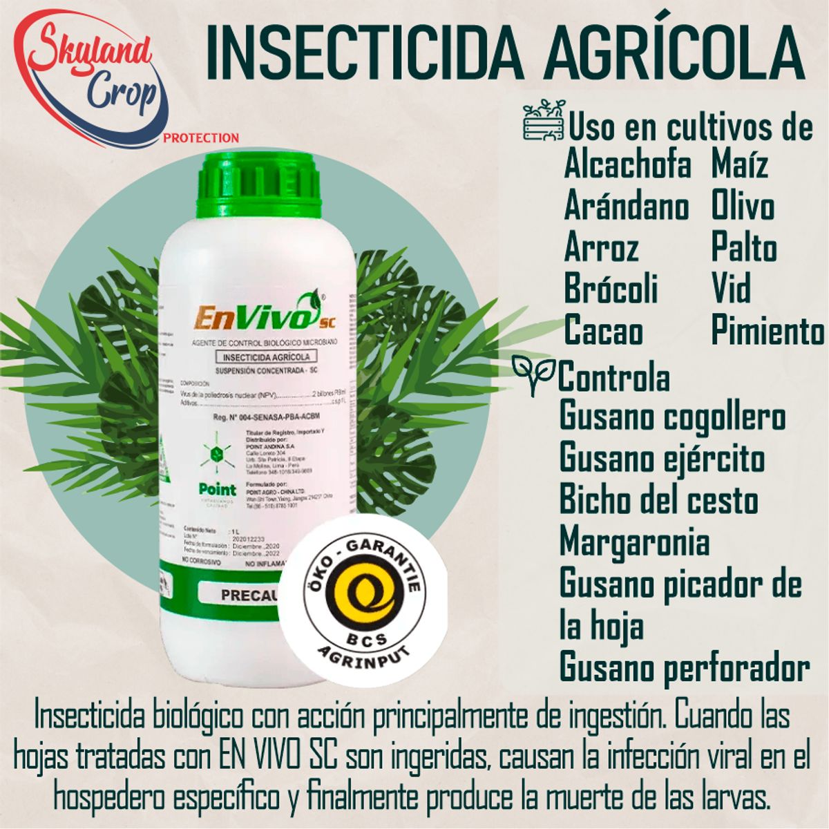 GENERICO - EN VIVO SC INSECTICIDA AGRÍCOLA
