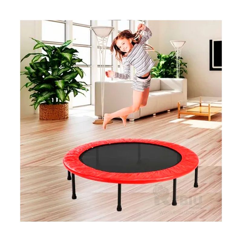 GENERICO - Trampolin de Facil Armado Tamaño M T Rojo Y+Papel de Regalo