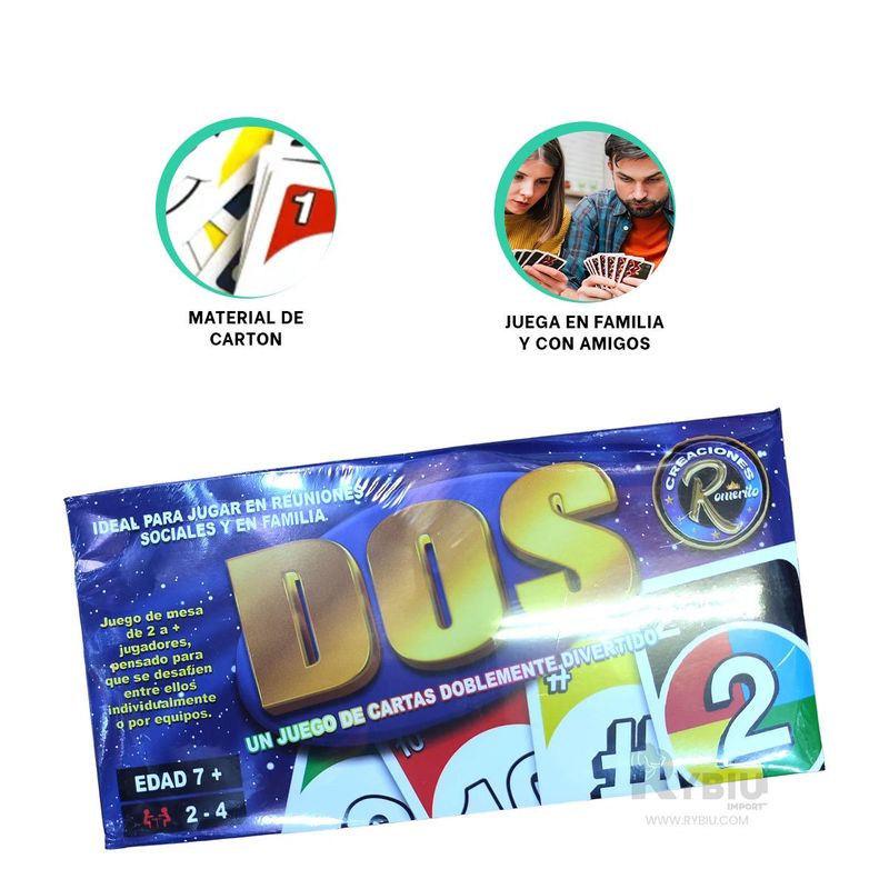 RYBIU IMPORT - Juego Familiar de Mesa en Multicolor Y+Papel de Regalo