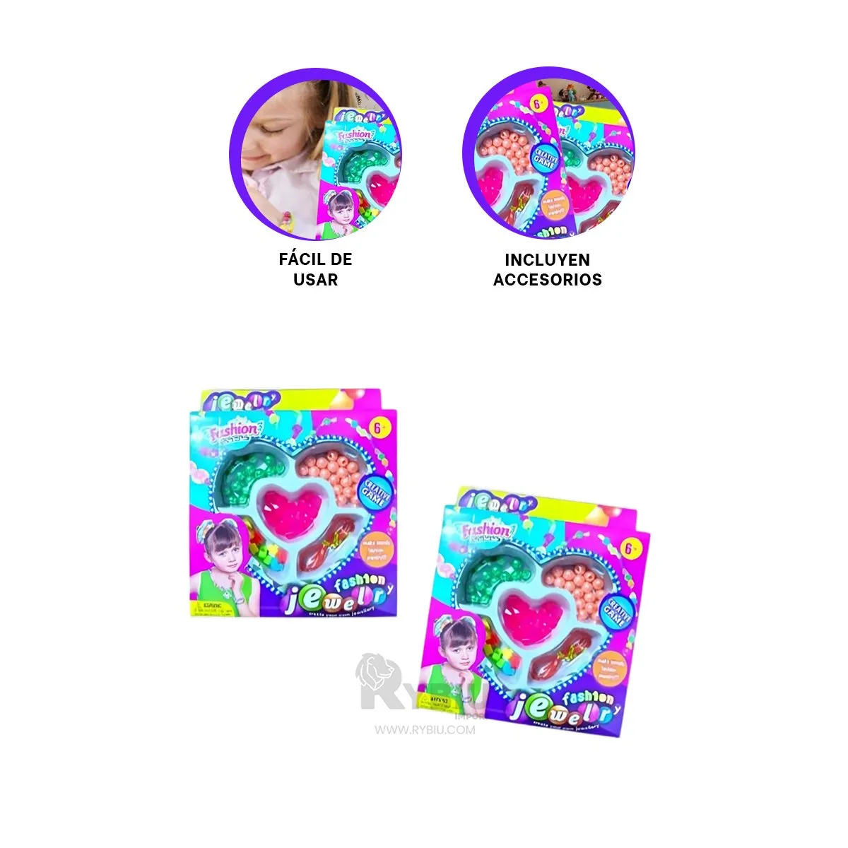 GENERICO - Set para Armar Pulseras en Multicolor Y+Regalo Agendita