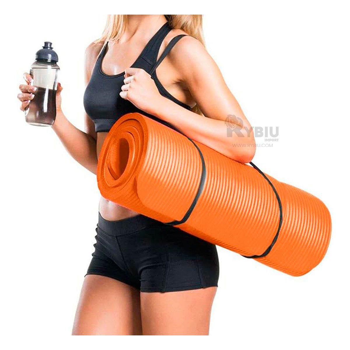 GENERICO - Tapete de Goma Eva de 10mm Anaranjado Y+Envoltorio de Regalo