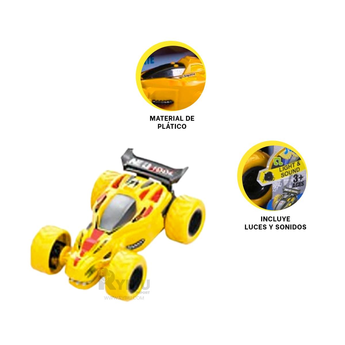 GENERICO - Vehiculo Innovador y Funcional de Amarillo Y+Gift MiniAgenda