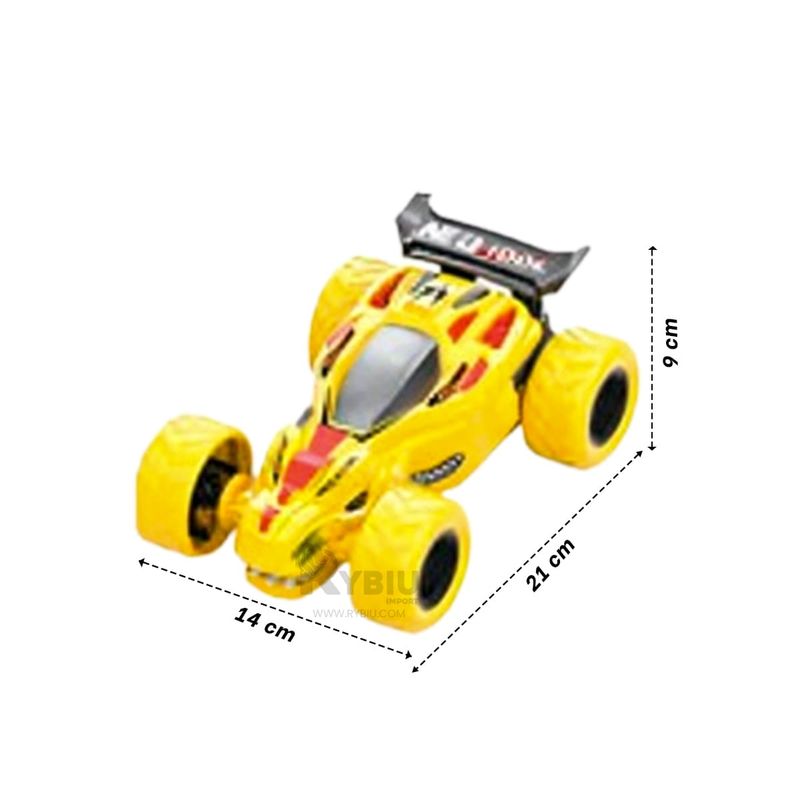 GENERICO - Set de Auto en Color Amarillo Y+Post-it Adhesivos