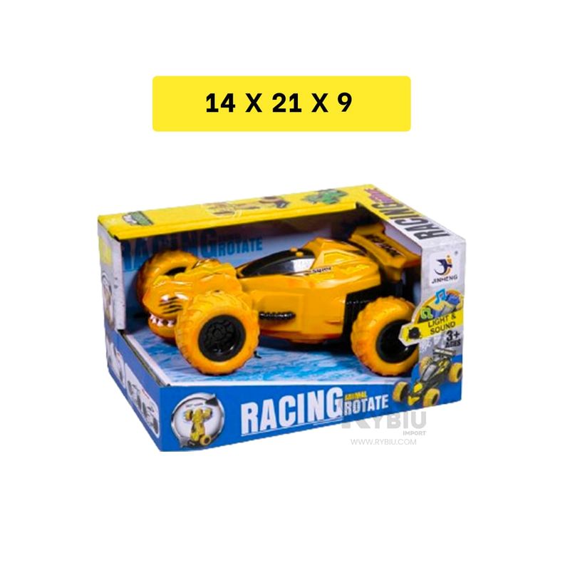 GENERICO - Set Auto Flexible Amarillo Y+Banderitas Adhesivas