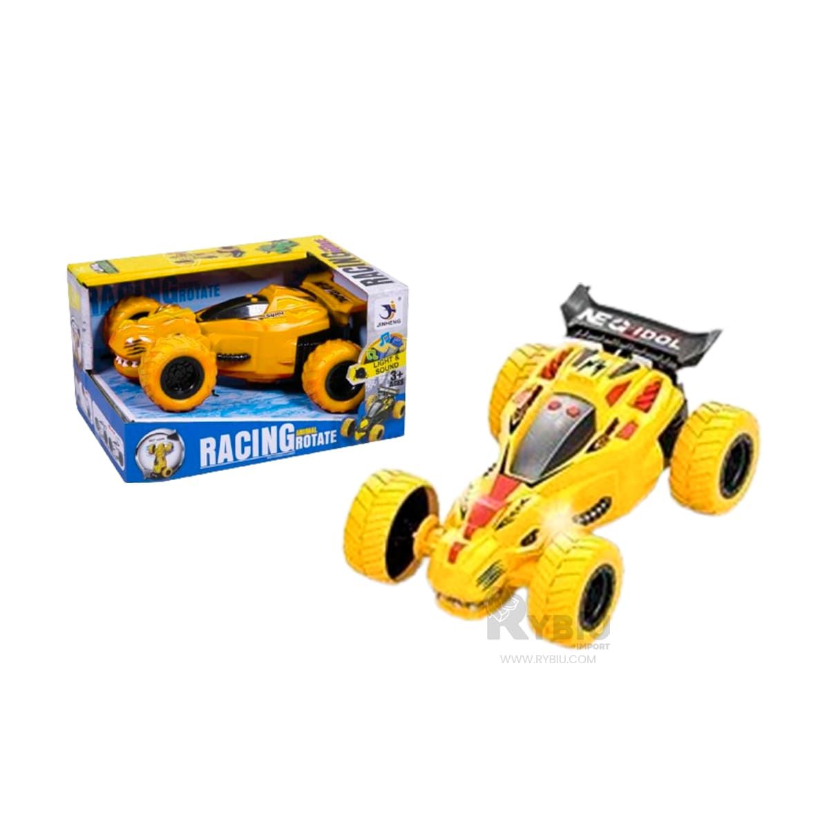 GENERICO - Set Auto Flexible Amarillo Y+Banderitas Adhesivas