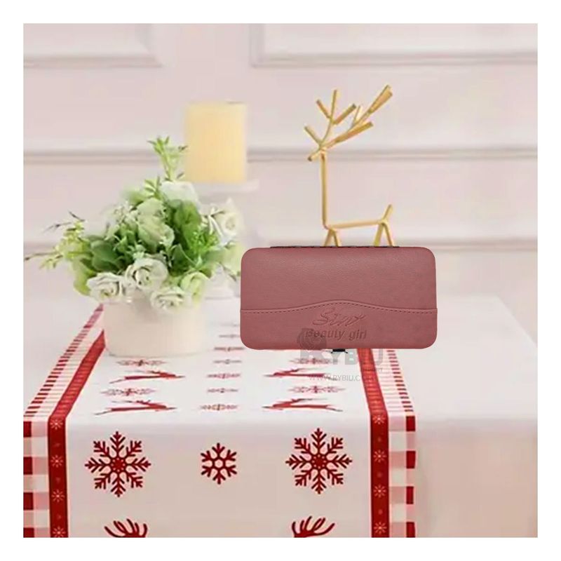 RYBIU IMPORT - Paquete de Pedicure y Manicure en Guinda Y+Gift MiniAgenda