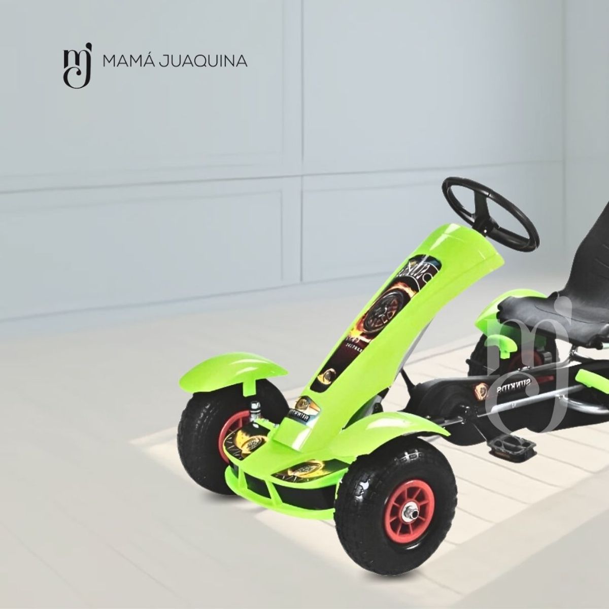 GENERICO - Carro a Pedal Go Kart para Niños «PHILIPPE» Green