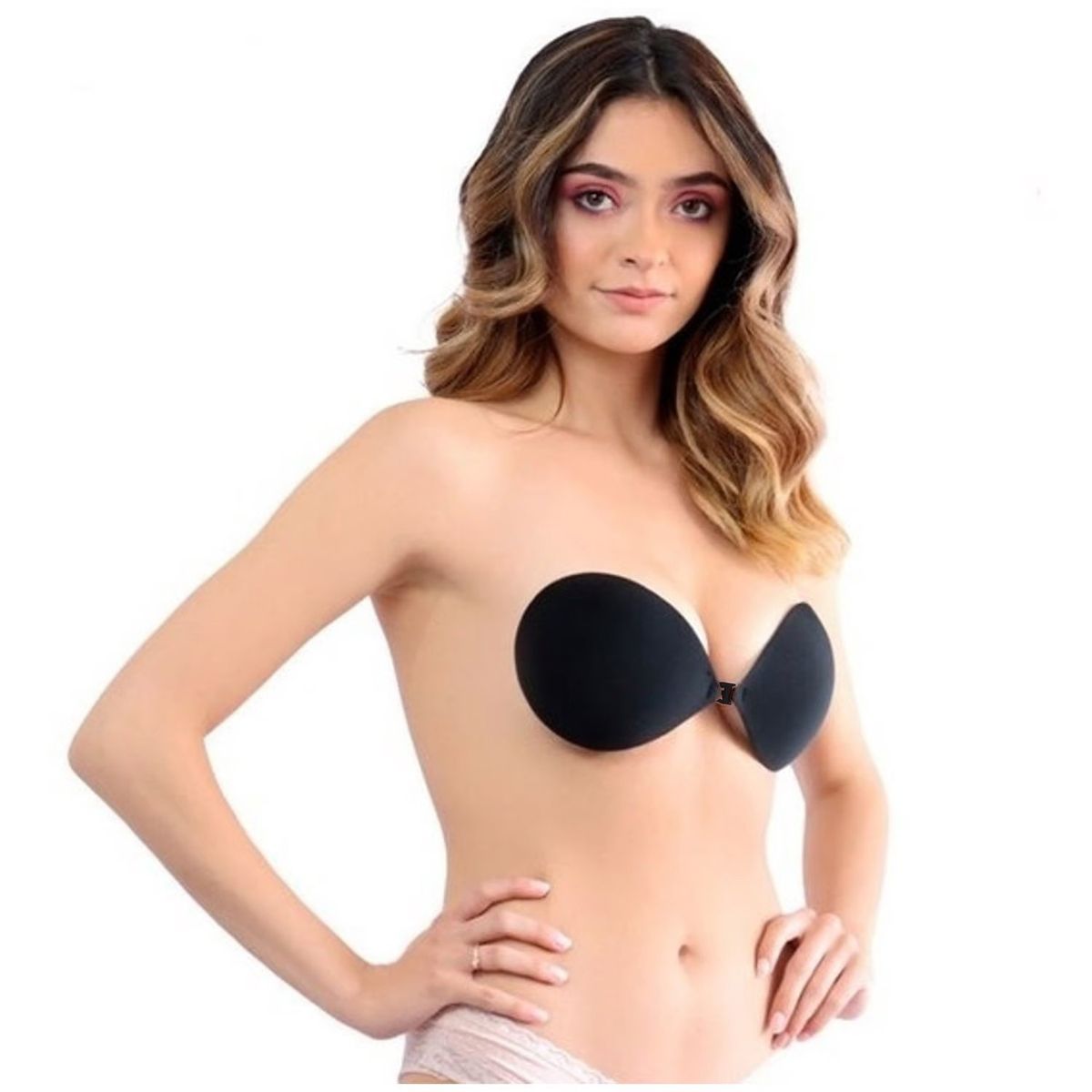 VARIOS - Brasier Invisible Adhesivo En Tela Con Realce Soft Bra