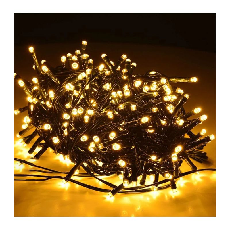 GENERICO - Luces Lineales Para árbol De Navidad 100 Led - Amarillo