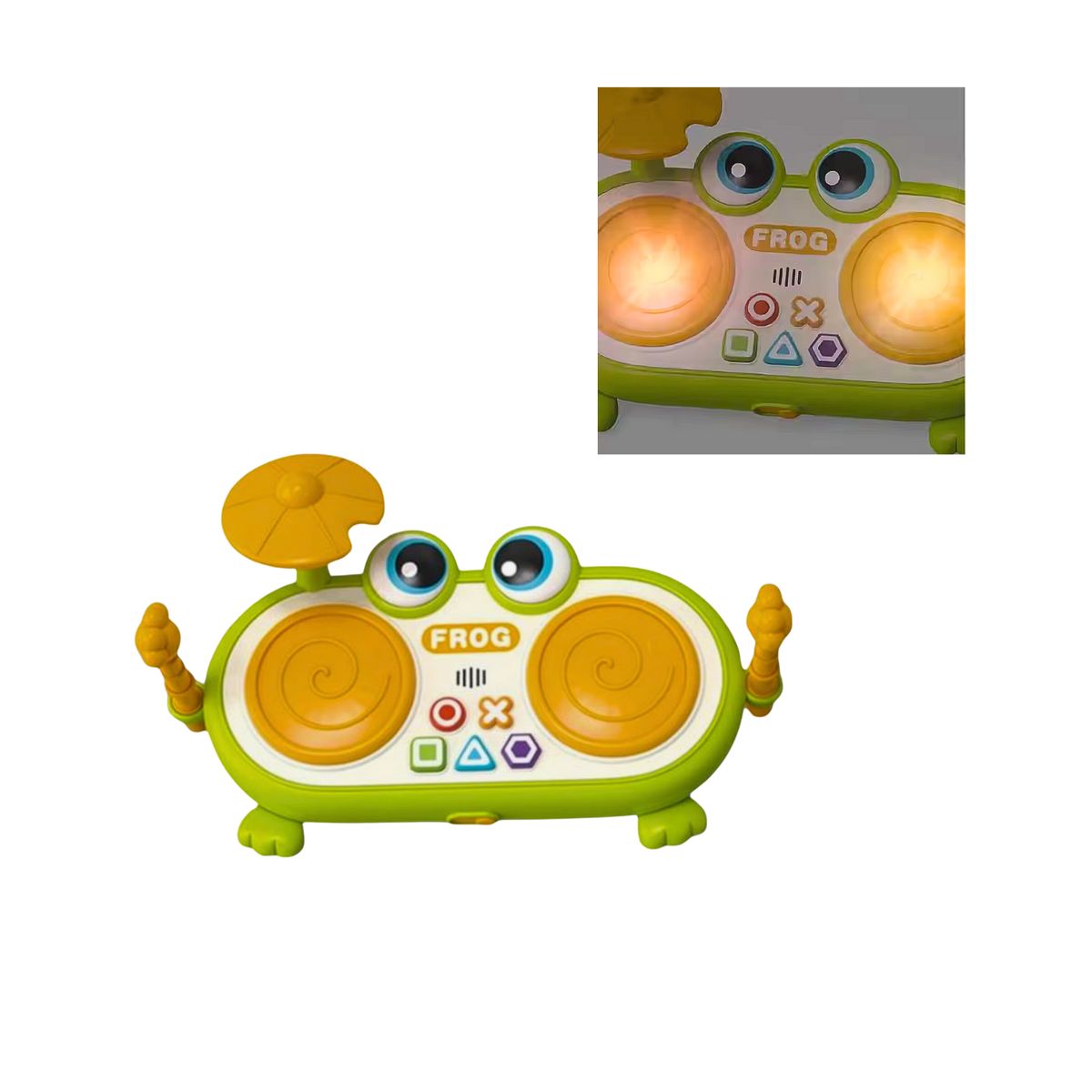 GENERICO - JUGUETE MUSICAL CON BATERIA DIBUJOS Y TAMBOR PARA NIÑOS