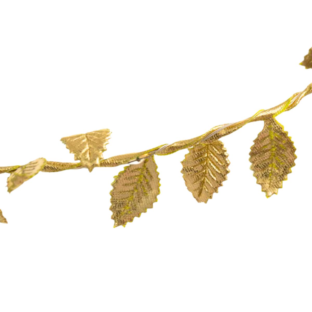 INSPIRA - Guirnalda de Luces Led con Hojas Doradas para Decoración