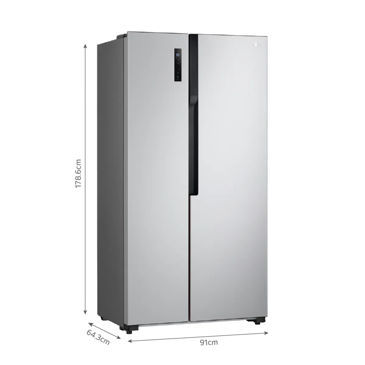 LG - REFRIGERADORA LG  LS51BPP 509L  PLATEADO NO FROST