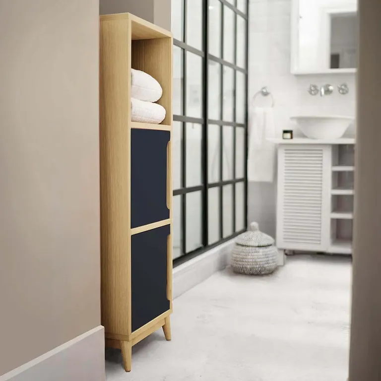 Mueble para Baño Multiusos Liam color DunaPlomo TU MESITA | Sodimac Perú