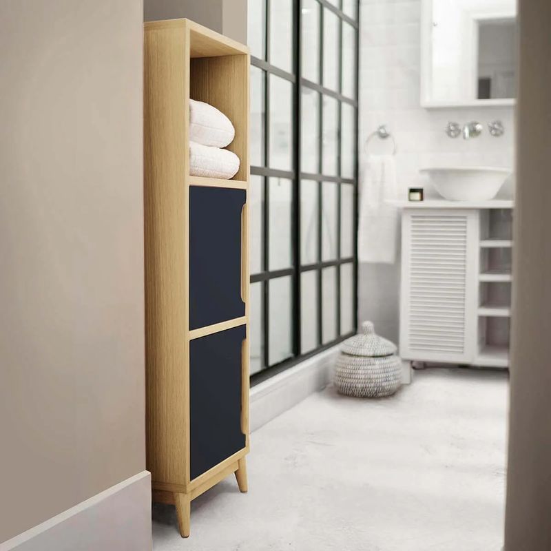TU MESITA - Mueble para Baño Multiusos Liam color DunaPlomo TU MESITA