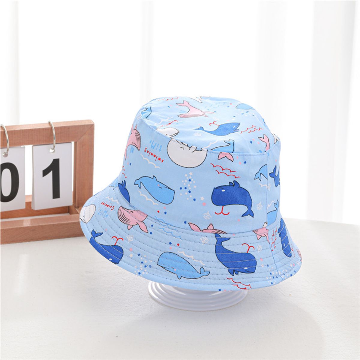 KAST PE - Bucket hat Swimming 52cm: Gorro sol niño de 2 a 5 años