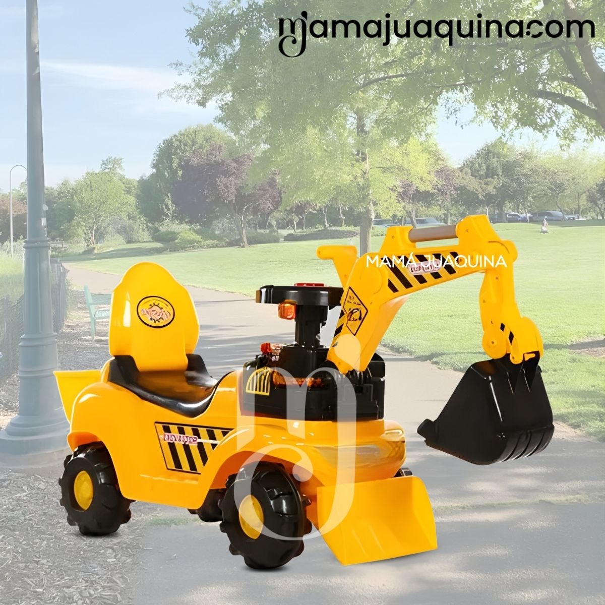 GENERICO - Correpasillo Didáctico «NAMAKE»  Excavadora Yellow