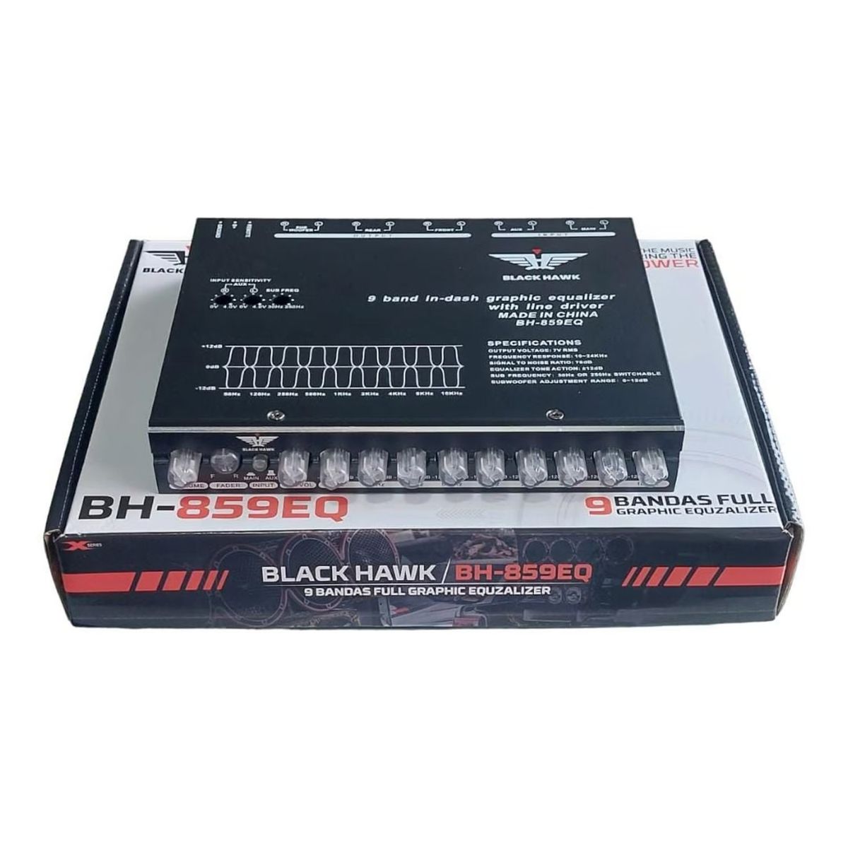 BLACK HAWK - Previo Ecualizador Black Hawk 9 Bandas Nuevo Modelo