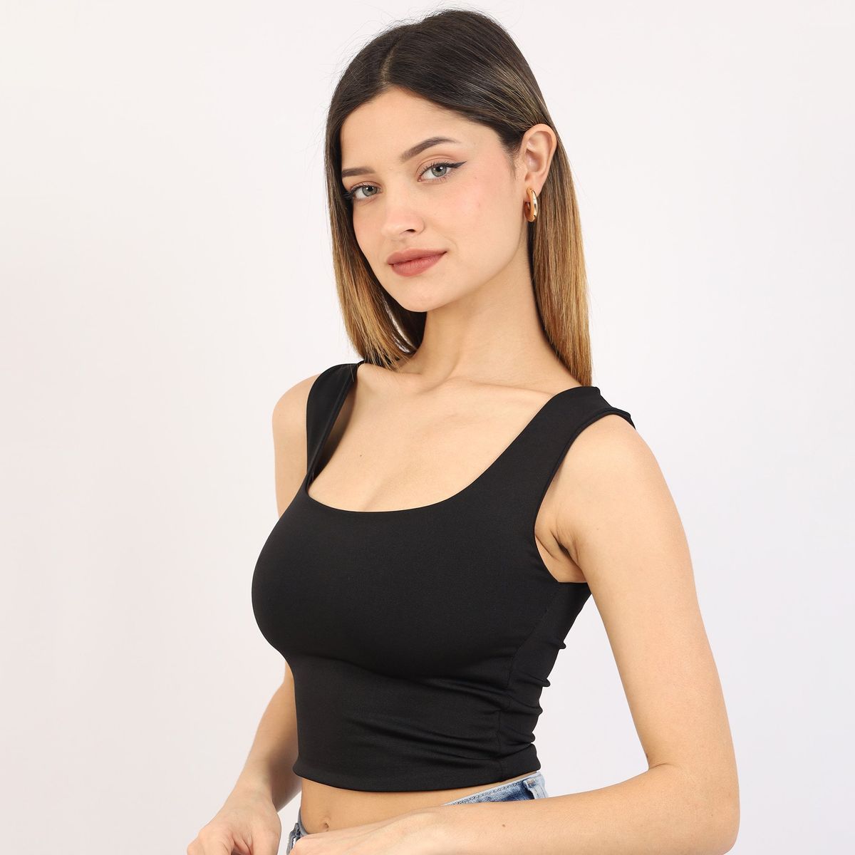 GENERICO - top casual mujer sin mangas fiesta