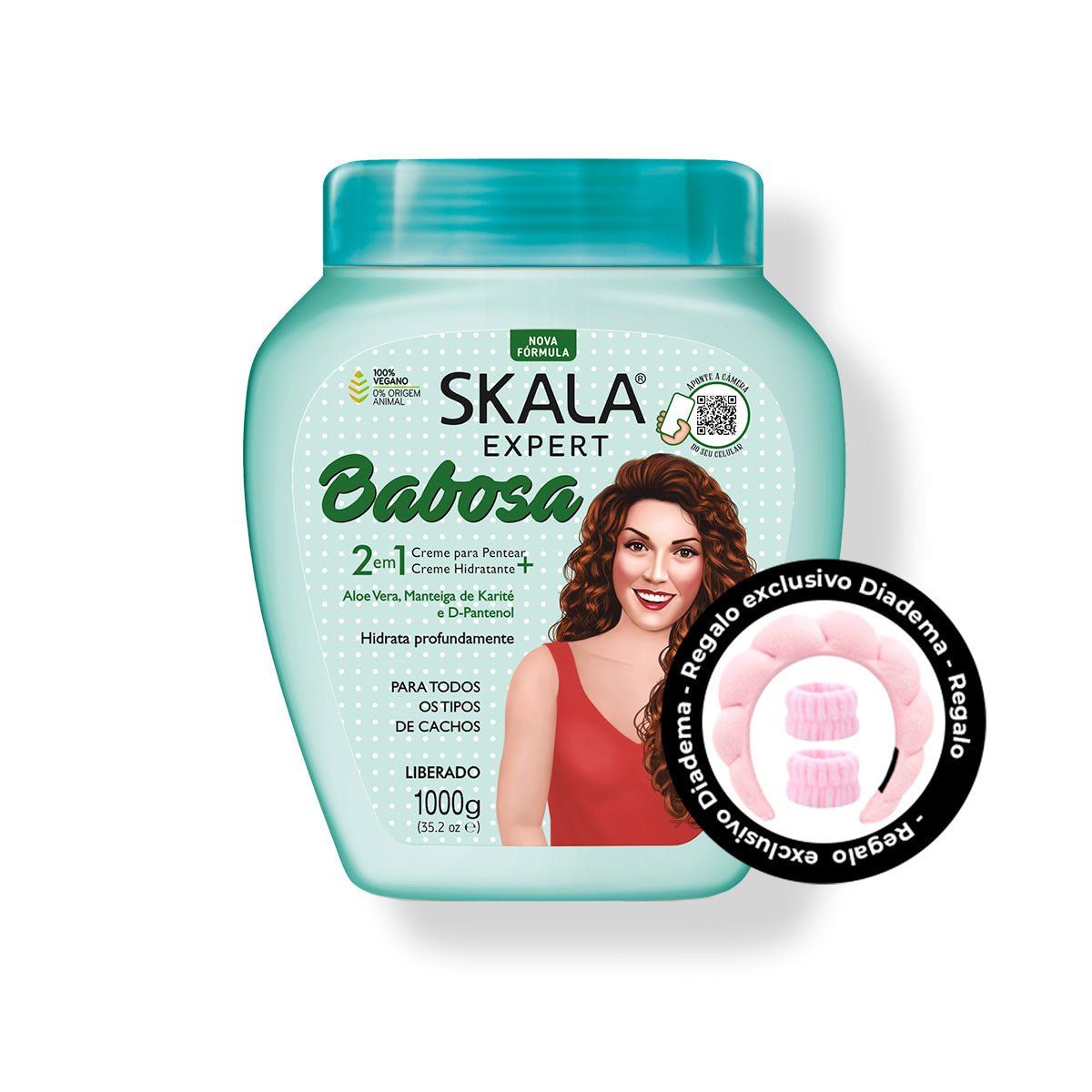 SKALA - Tratamiento 2 en 1 SKALA Expert Babosa Aloe Vera + R DIADEMA Y MUÑEQ
