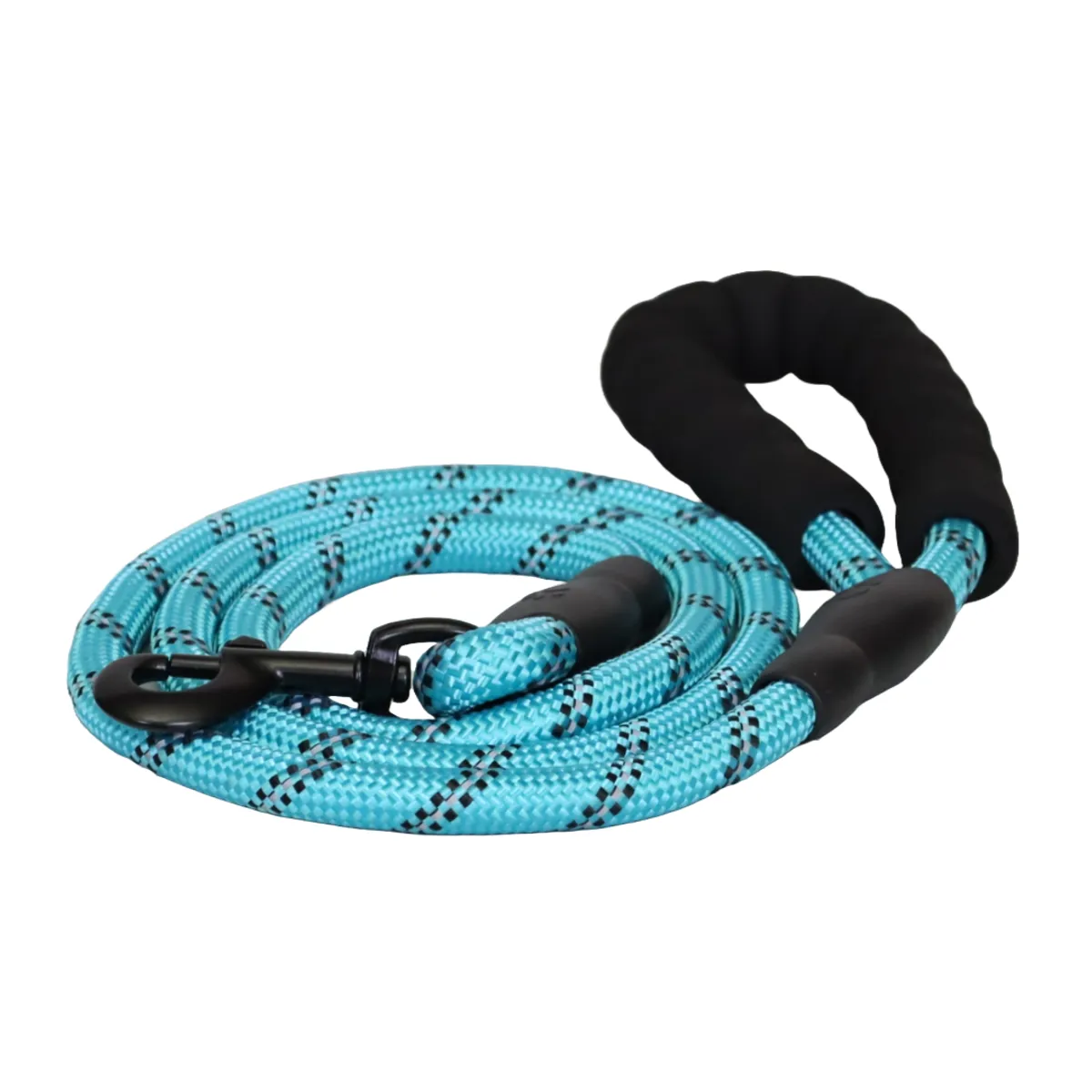 GENERICO - CORREA PARA MASCOTAS CELESTE REFLECTANTE DURADERA Y CÓMODA