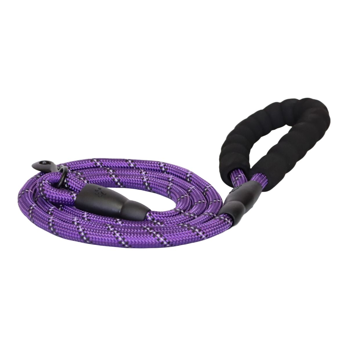 GENERICO - CORREA PARA MASCOTAS MORADA REFLECTANTE DURADERA Y CÓMODA