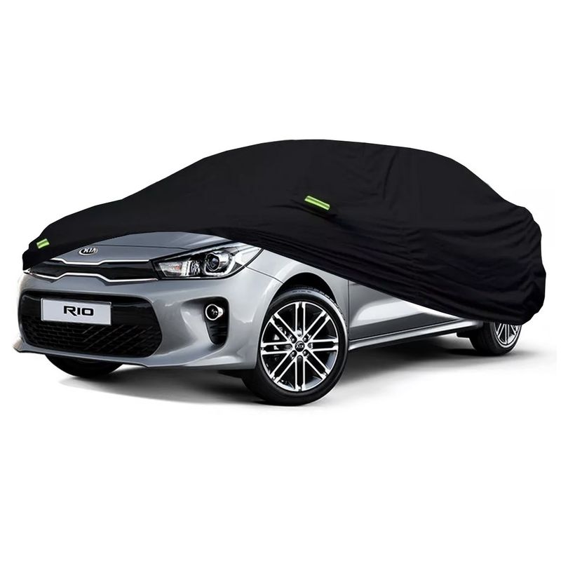 FUNCOVER - Cobertor Camioneta Kia Rio Sedan Funda Negro Impermeable