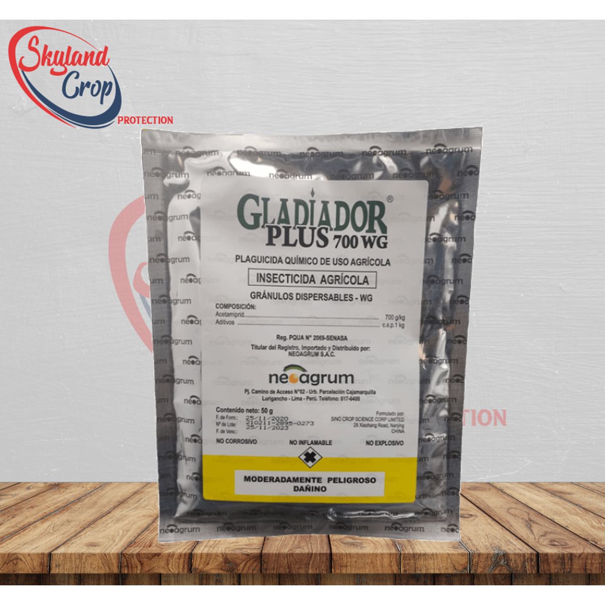GENERICO - GLADIADOR PLUS 700 WG 50gr INSECTICIDA AGRÍCOLA