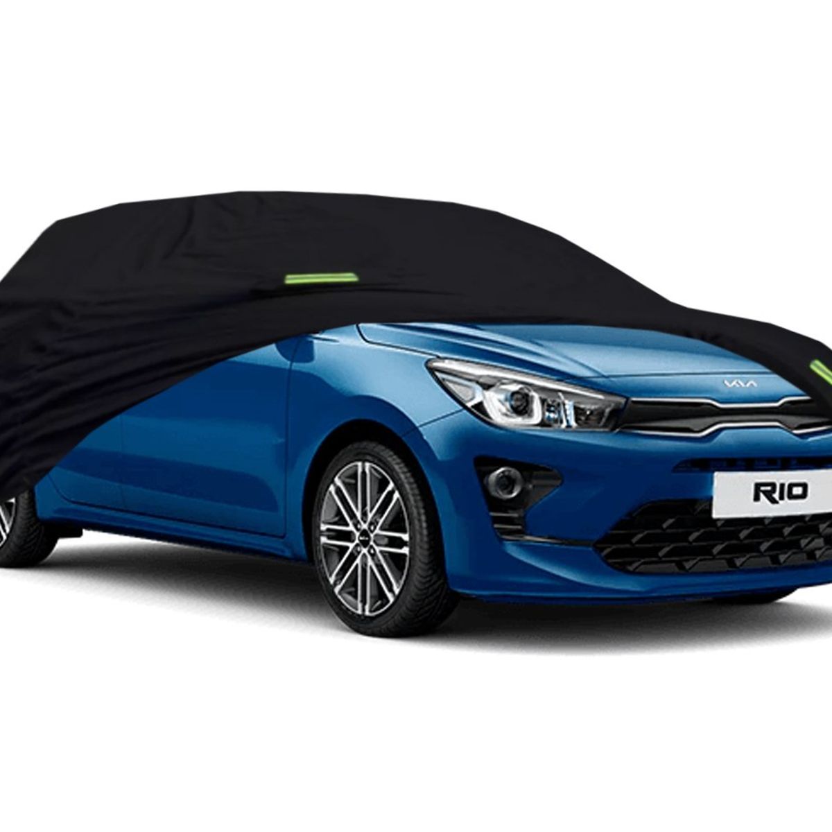 FUNCOVER - Cobertor Camioneta Kia Rio Hatchback Funda Negro Impermeable