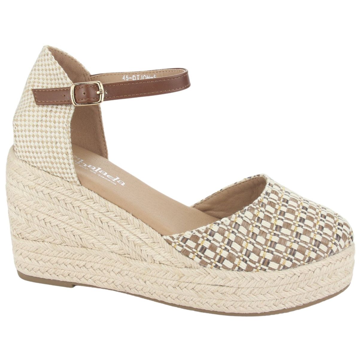 CHALADA - Sandalia Mujer Beige Casual Chalada Dijon-5