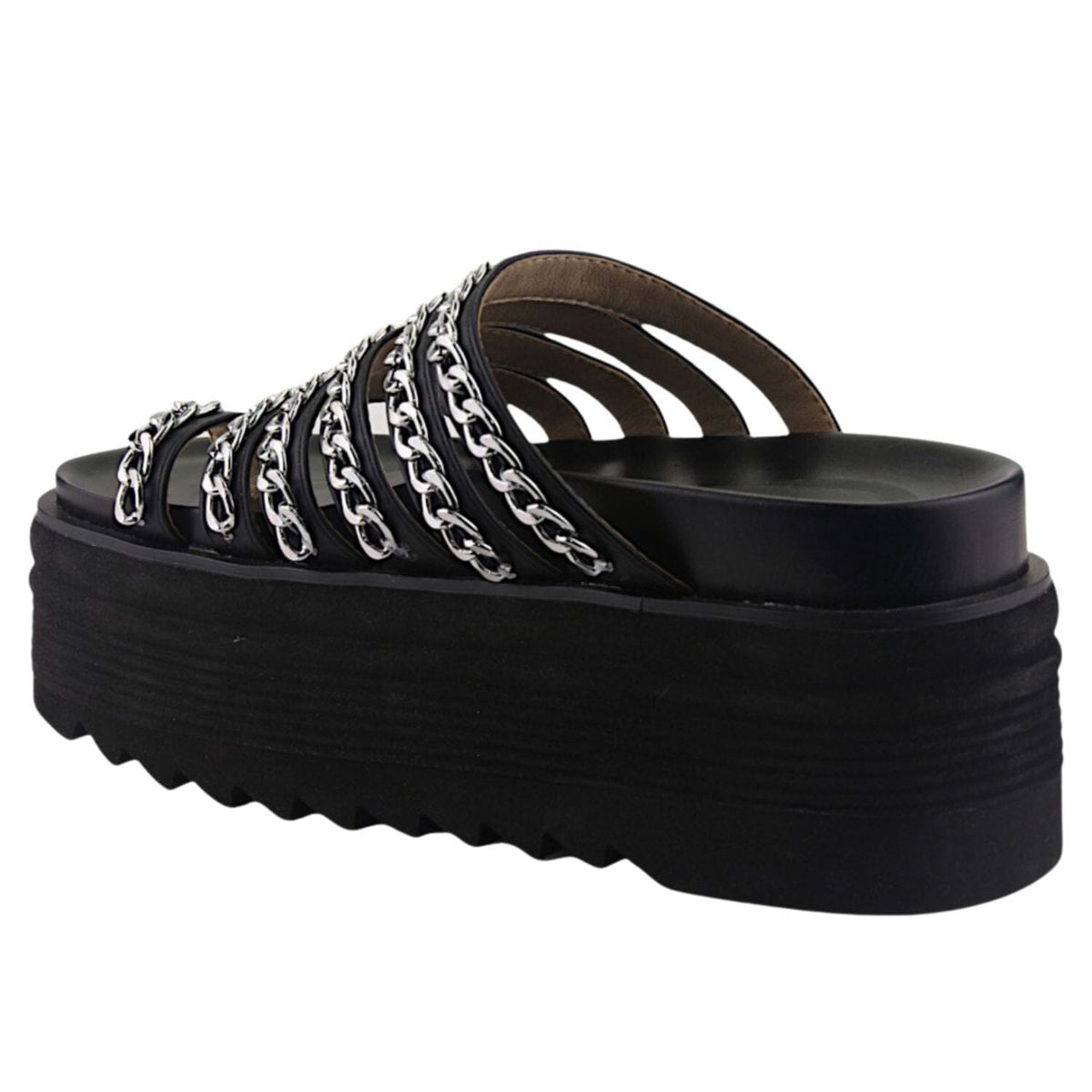 CHALADA - Sandalia Mujer Negro Plataforma Chalada Vex-2