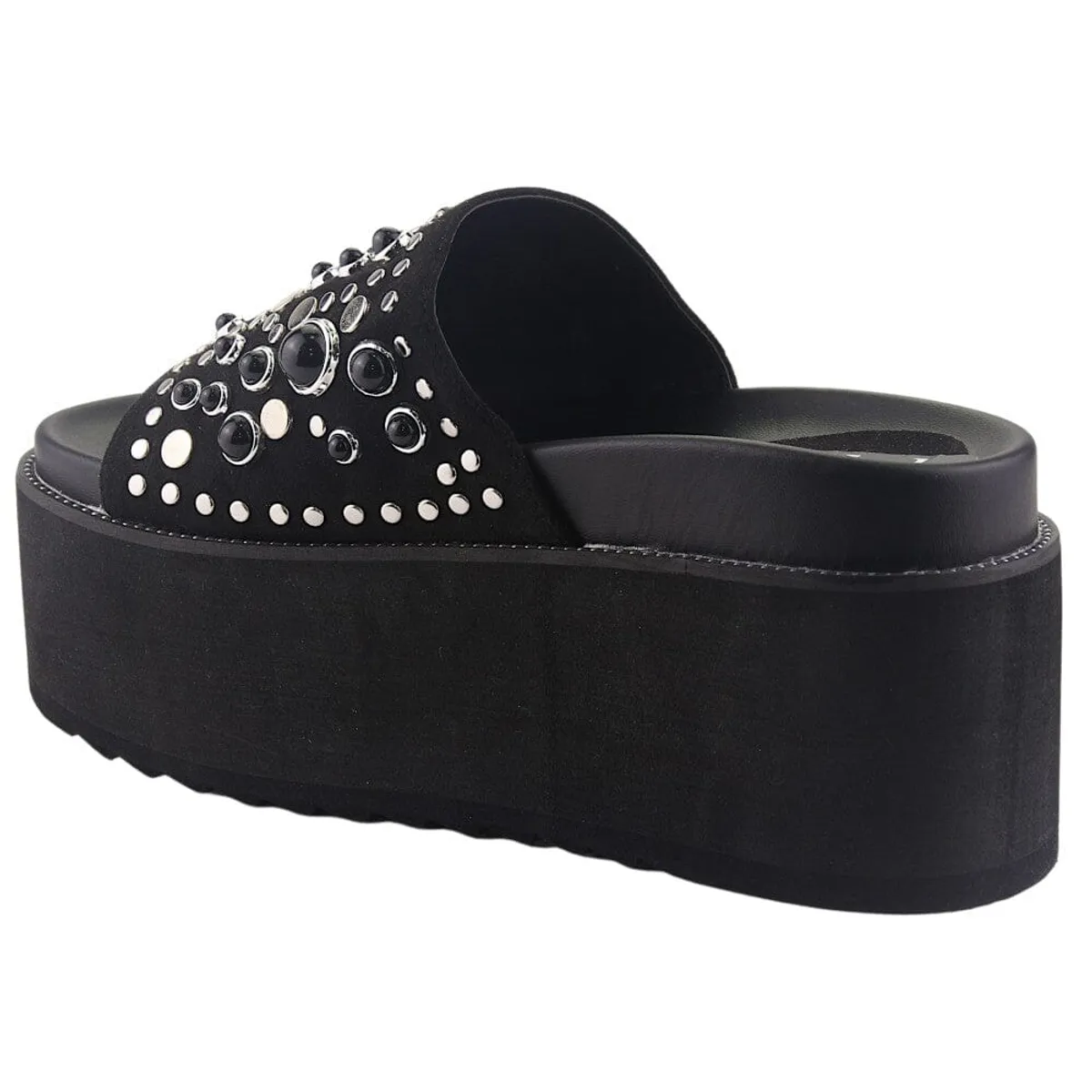 CHALADA - Sandalia Mujer Negro Plataforma Chalada Vex-3