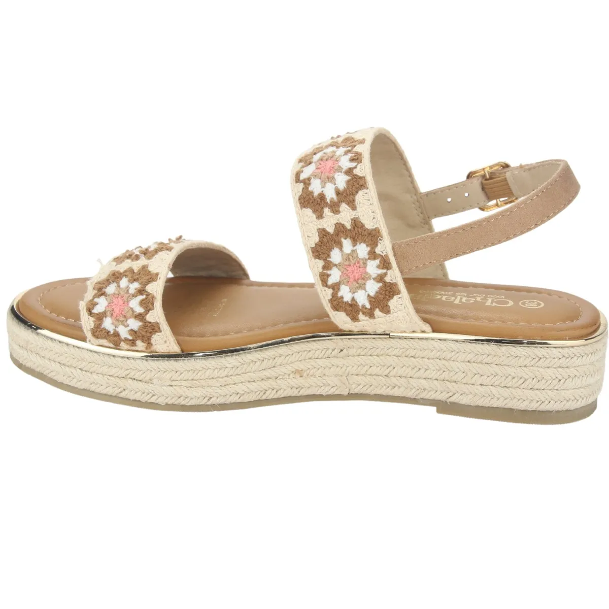 CHALADA - Sandalia Mujer Beige Casual Chalada Lila-16