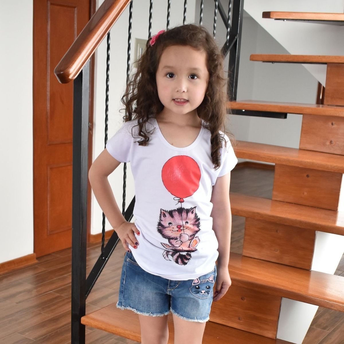 CRUZATO - Polo para niñas diseño novedoso BALL