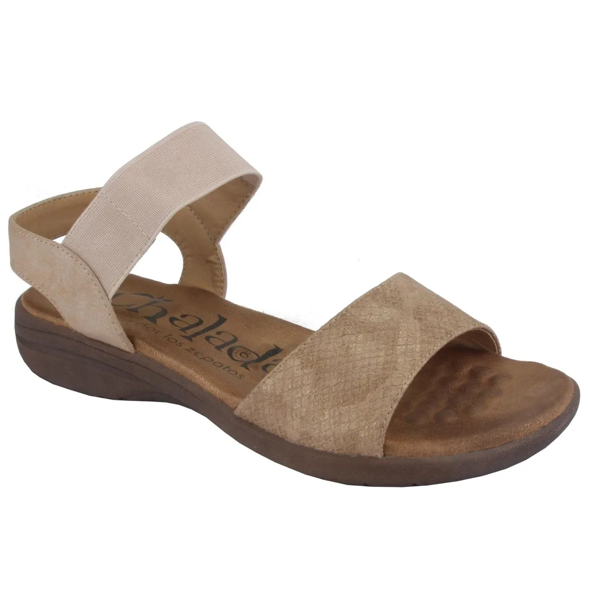 CHALADA - Sandalia Mujer Beige Moda Chalada Gigo-2