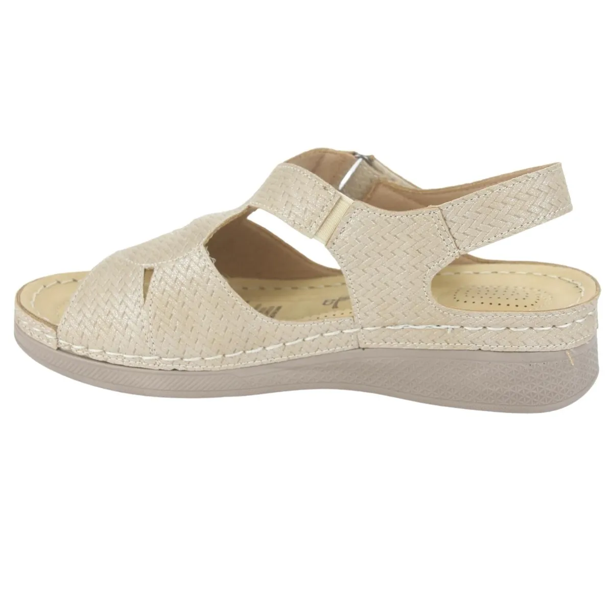 CHALADA - Sandalia Mujer Dorado Casual Chalada Didi-2