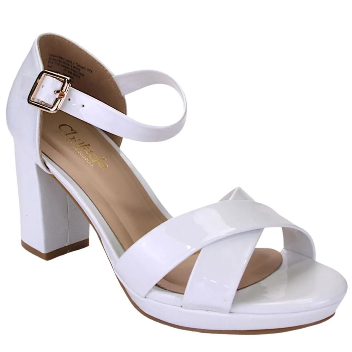 CHALADA - Sandalia Mujer Blanco Casual Chalada Vitto-2