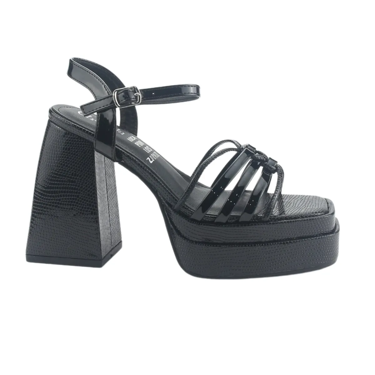 CHALADA - Sandalia Mujer Negro Casual Chalada Yaya-2