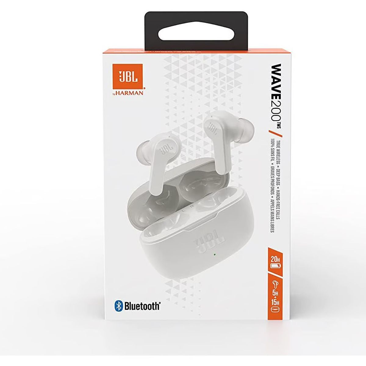 JBL - Audifonos Bluetooth JBL Wave 200 TWS Pure bass Blanco