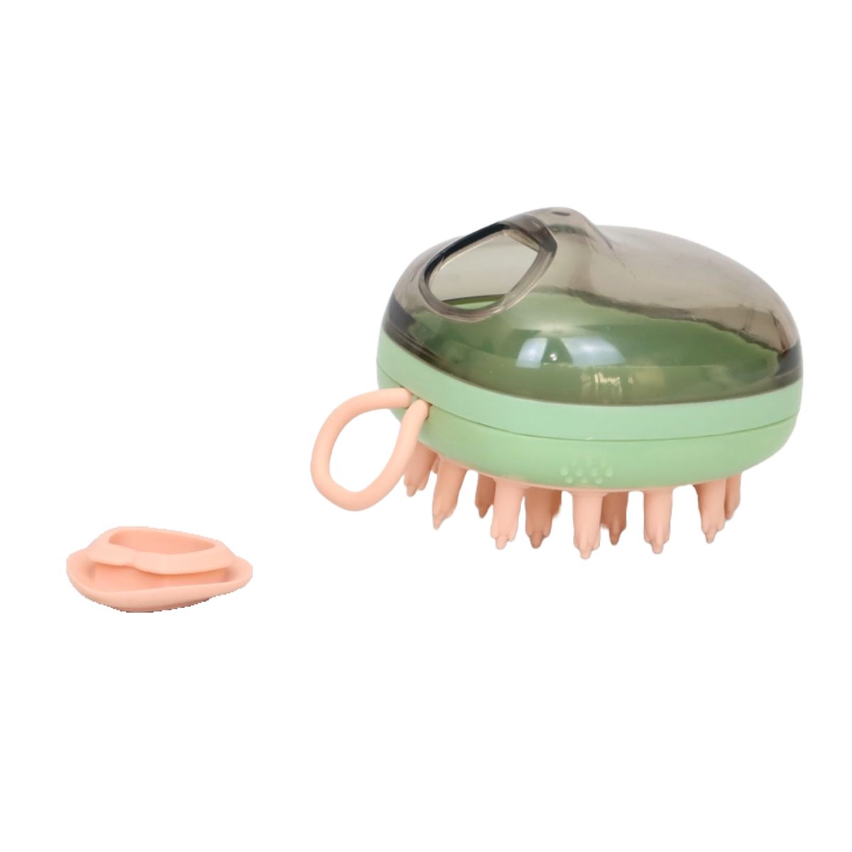 GENERICO - CEPILLO DE BAÑO PARA PERROS CON DISPENSADOR DE JABÓN