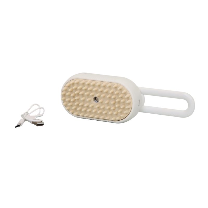 GENERICO - CEPILLO DE VAPOR PARA MASCOTAS RECARGABLE POR USB