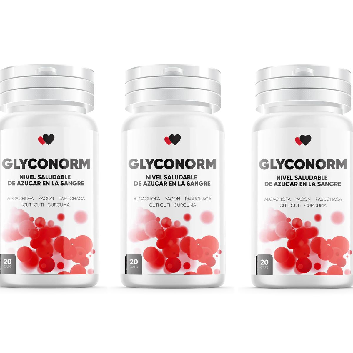 GENERICO - Glyconorm Regula Niveles De Azúcar En Sangre 20 Capulas 03 Frascos