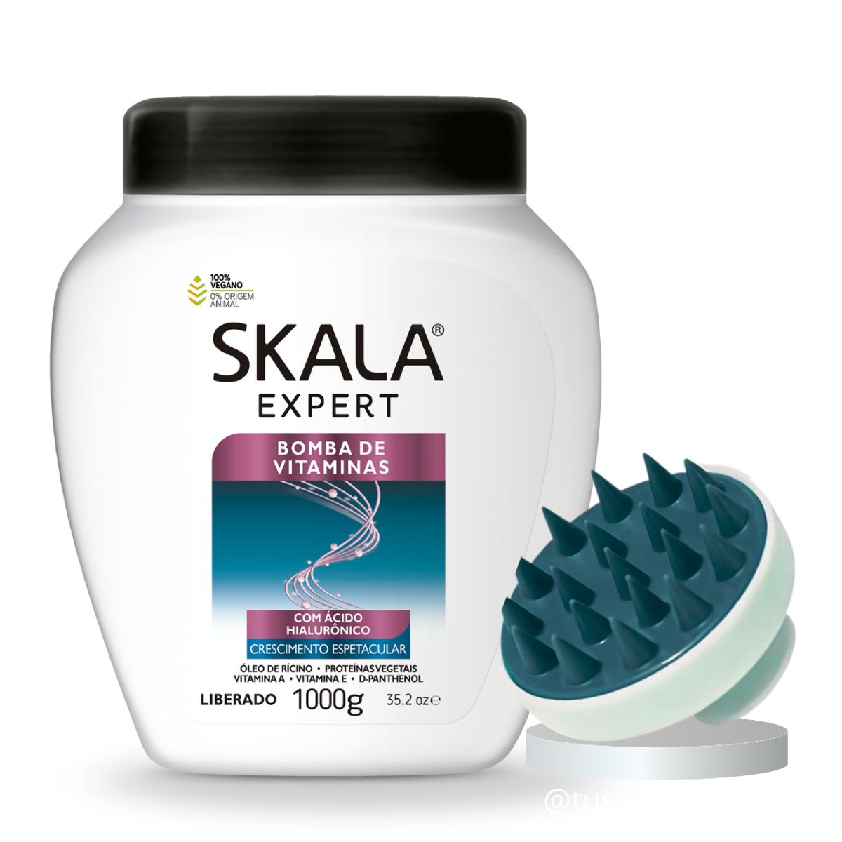 SKALA - Tratamiento Capilar Bomba de Vitaminas SKALA + Masajeador Capilar
