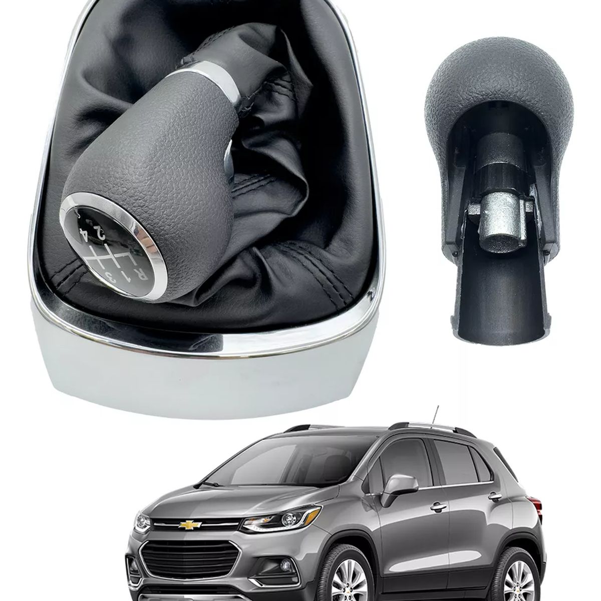 GENERICO - Palanca de cambios y funda para Chevrolet Tracker 2017-2020